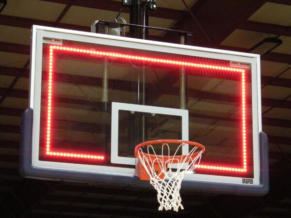 Nevco Basketball/Volleyball/Wrestling 2700 Scoreboard, 8' x 3' - A91-116