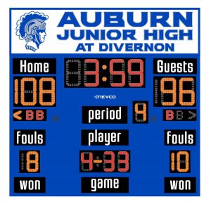 Rendering of the new scoreboard coming to Auburn Junior High School